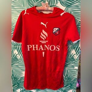 Puma FC Utrecht Home football shirt 2006_2007 season red sz S Phanos